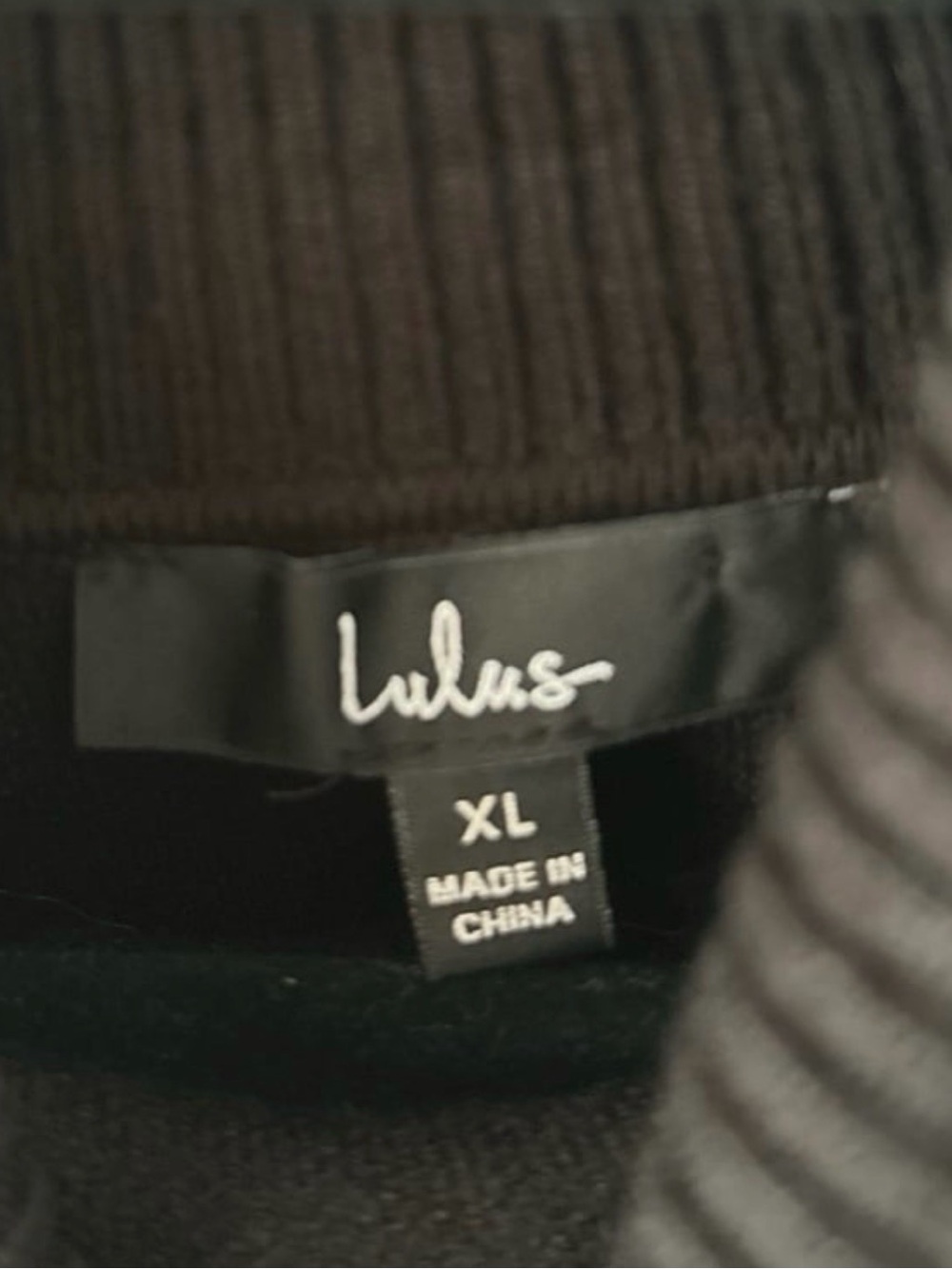 Lulus Snuggly Set Black Turtleneck Two-Piece Sweater Dress (XL but runs small) - Picture 5 of 5